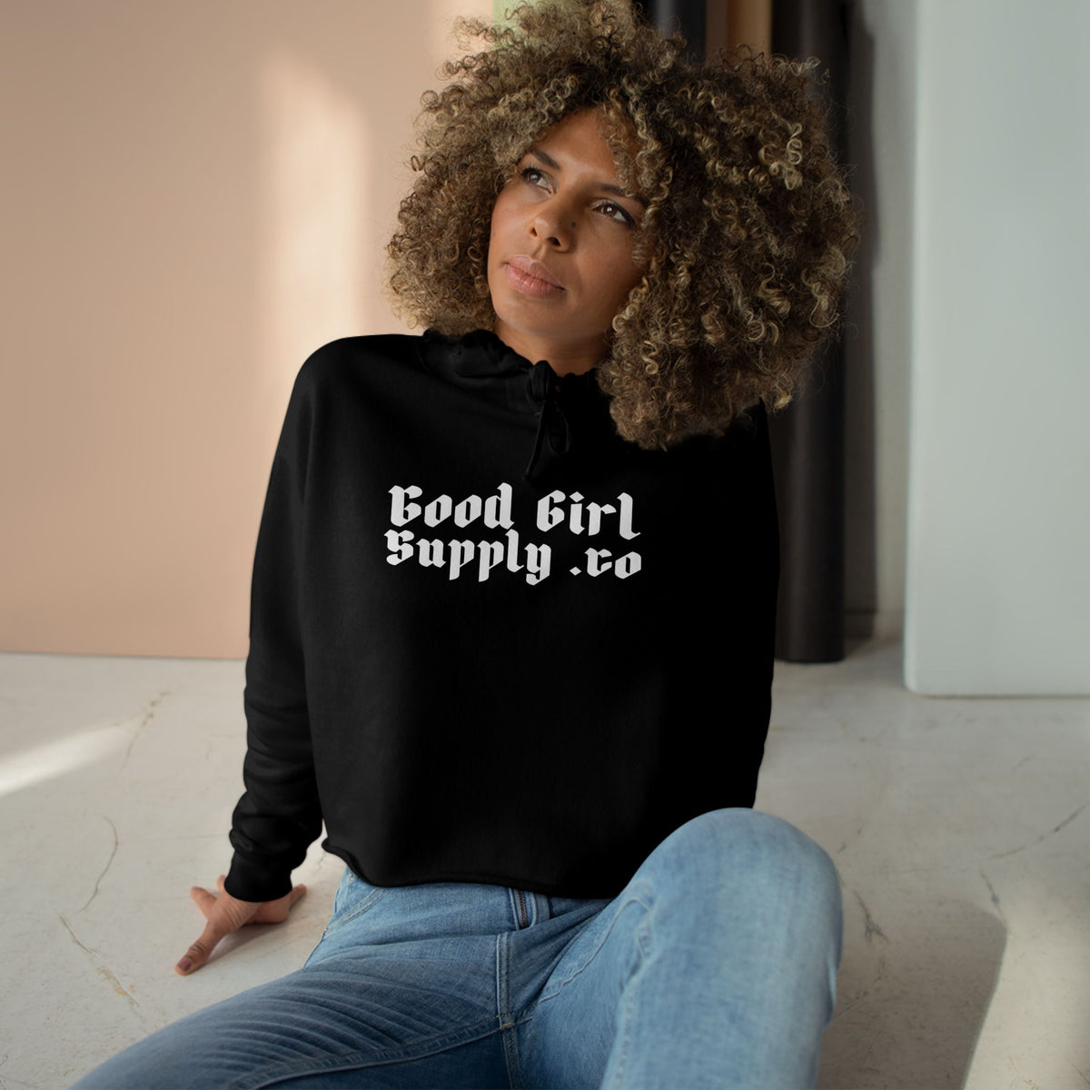 GG- Crop Hoodie