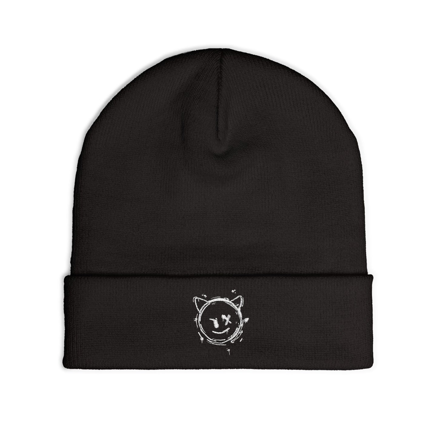 Embroidered Evil Beanie