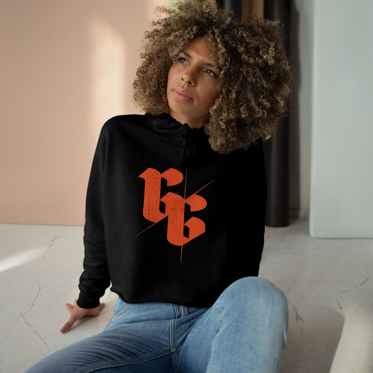 GG_ hallowiener Crop Hoodie