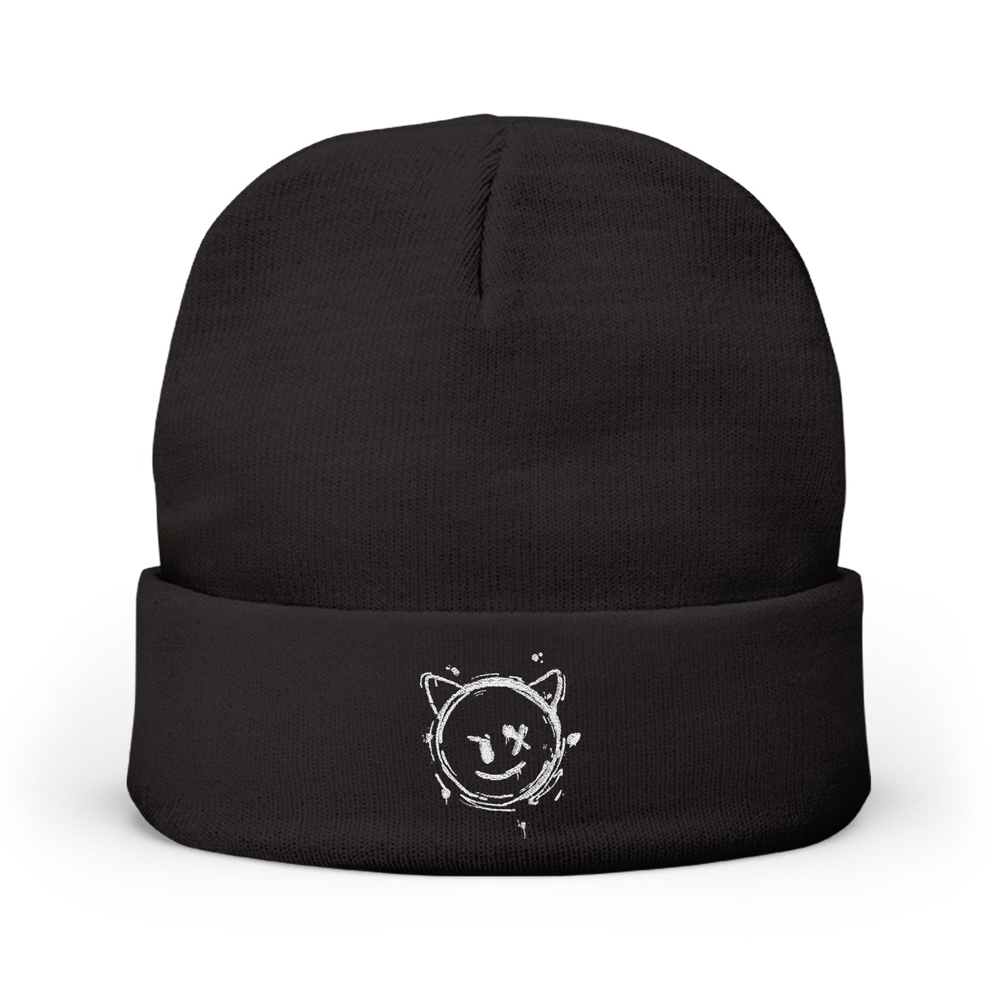 Embroidered Evil Beanie